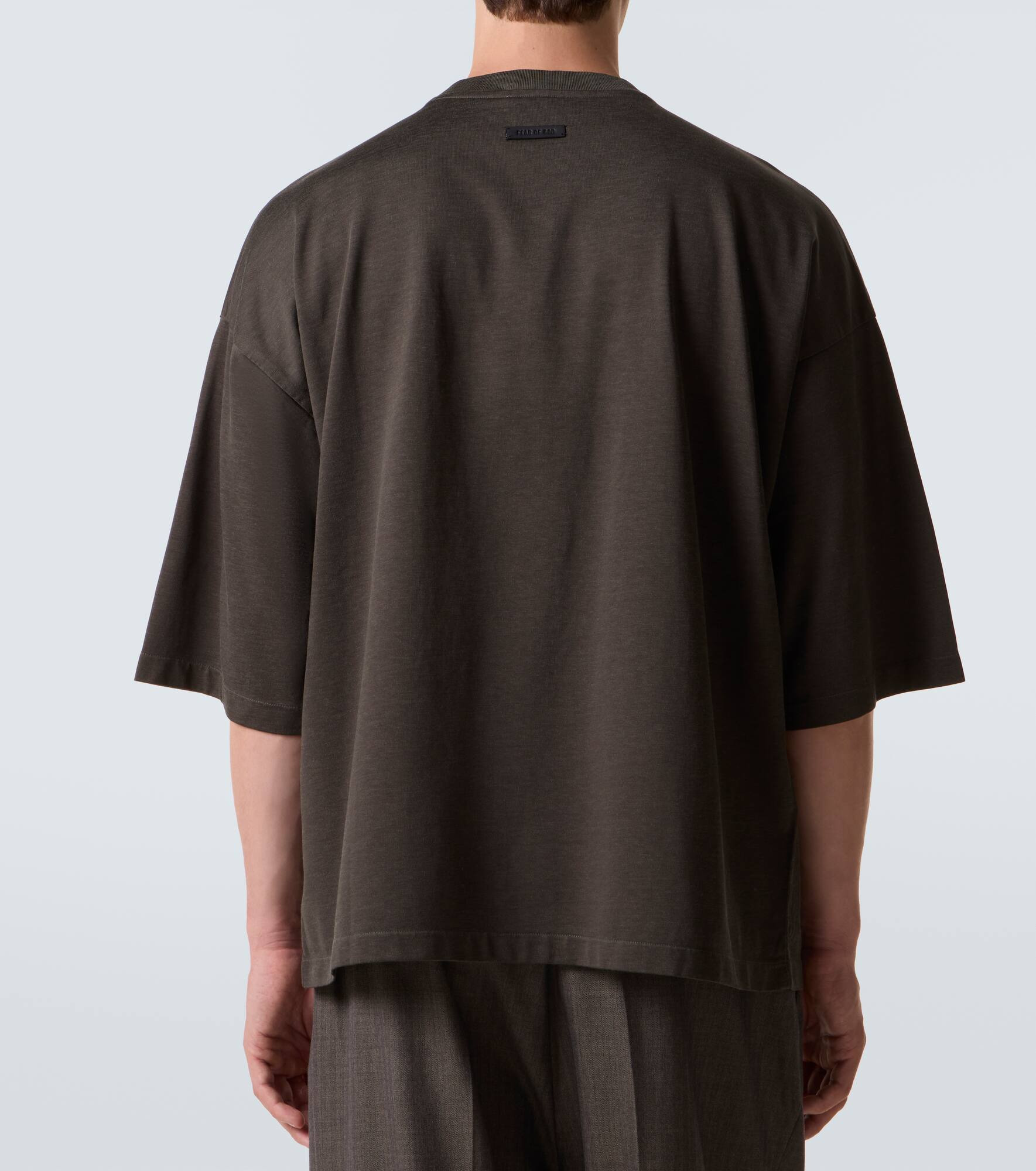 Oversized cotton-blend T-shirt - 4