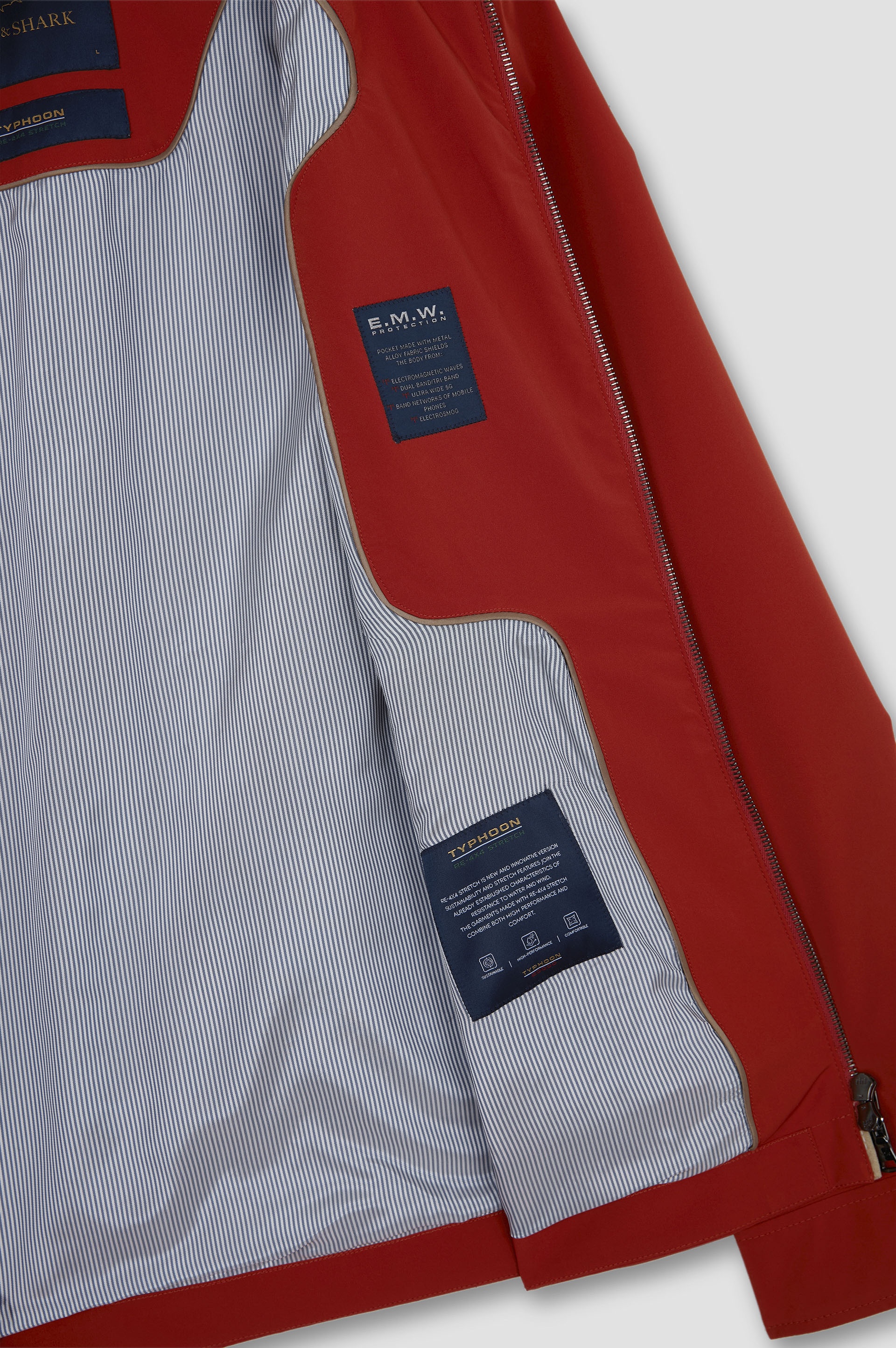 TYPHOON® RE-4X4 STRETCH JACKET WITH ALCANTARA® DETAILS - 7