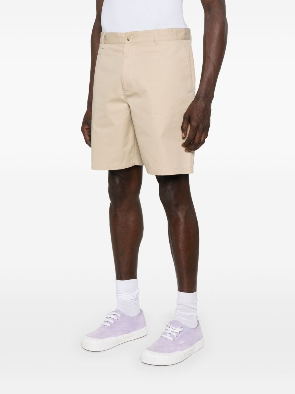logo-embroidered shorts - 3