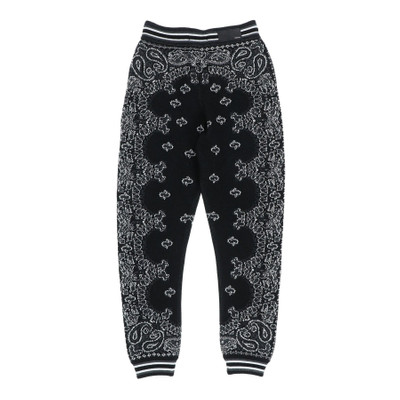 AMIRI BANDANA BBALL SWEATPANTS / BLK outlook