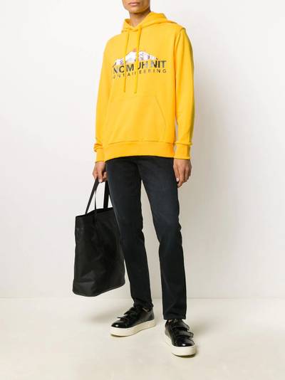 ih nom uh nit logo-print cotton hoodie outlook