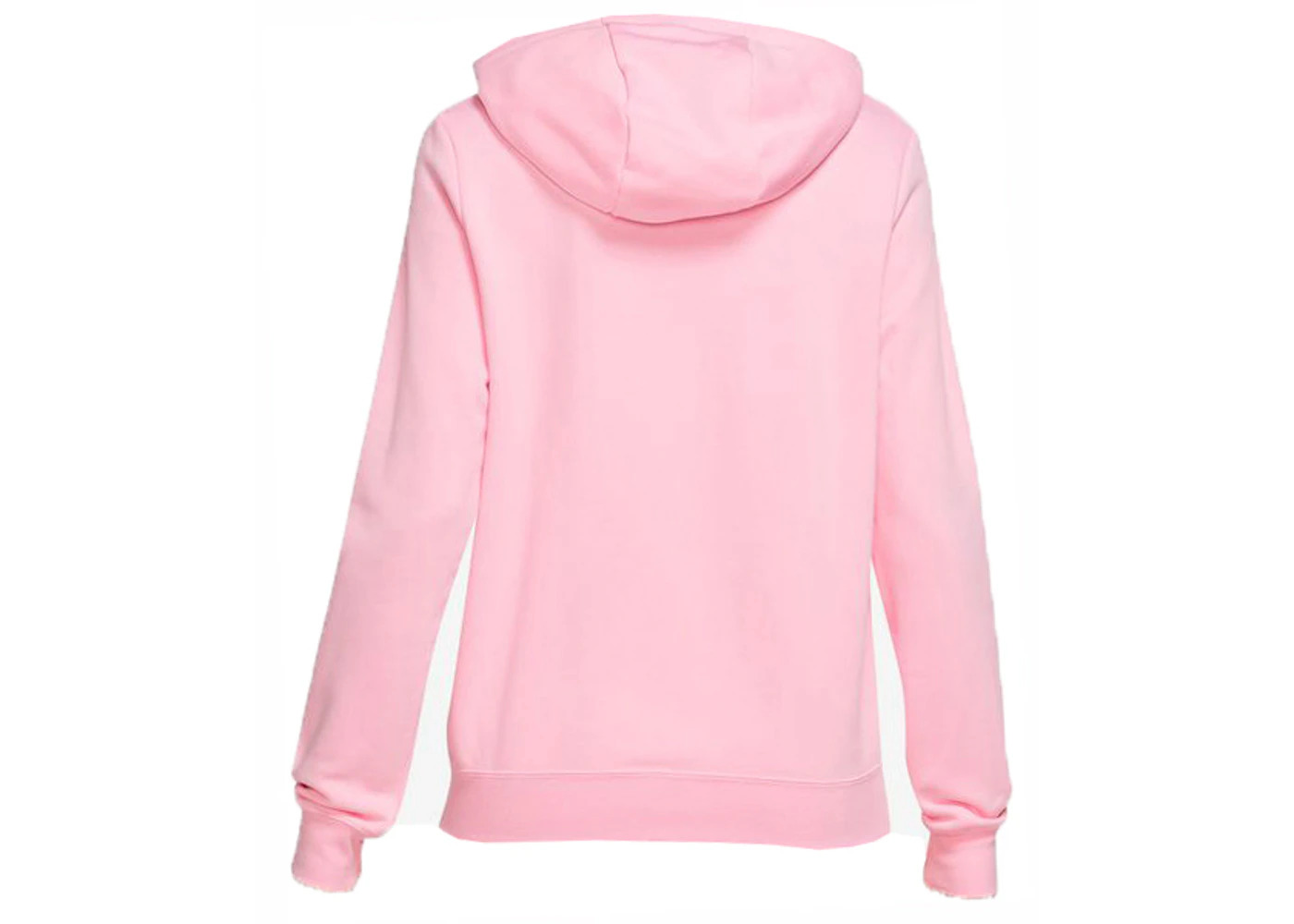 Nike Sportswear Women's Club Fleece Full-Zip Hoodie Med Soft Pink/White - 2