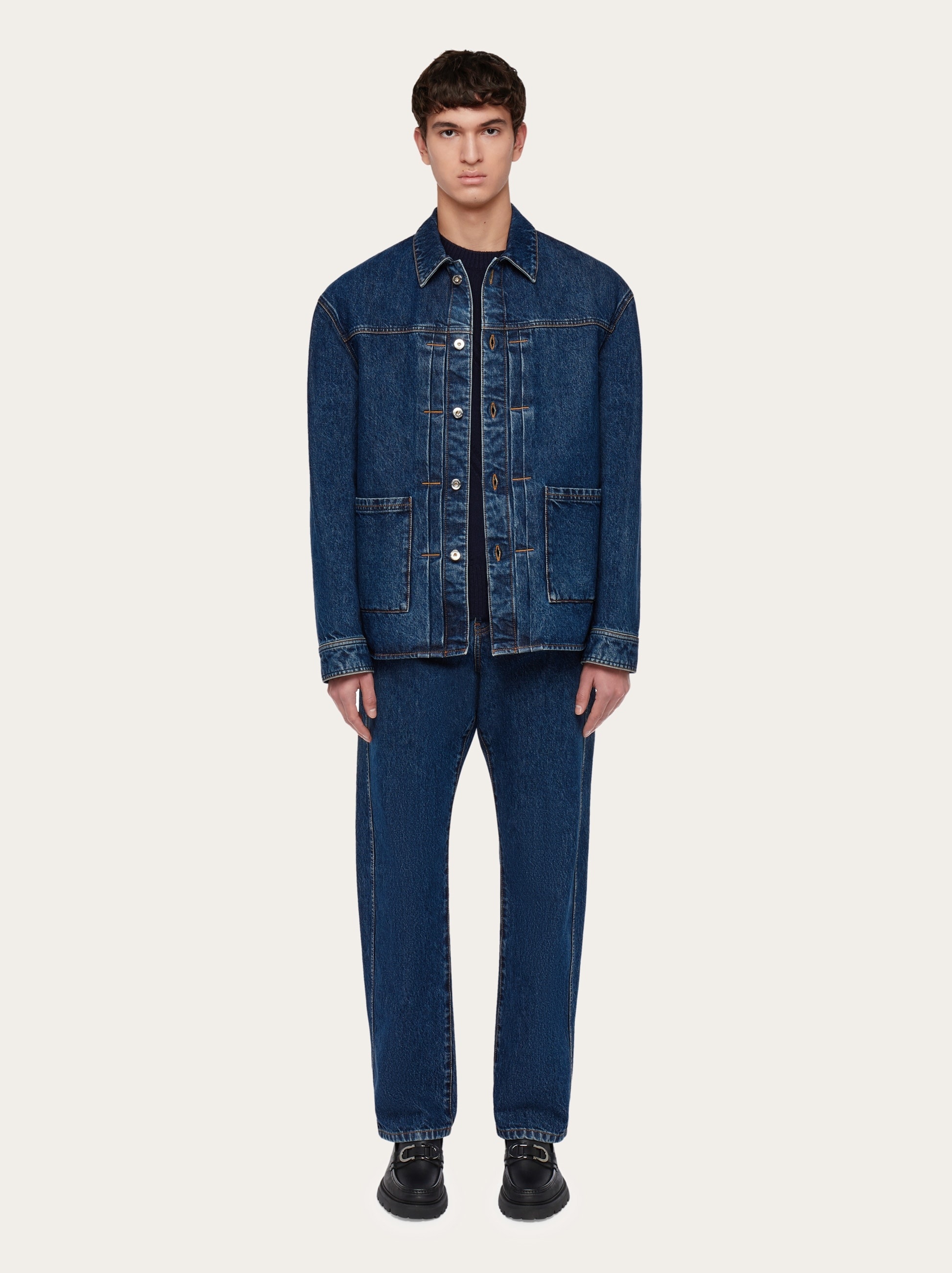 Denim shacket - 7