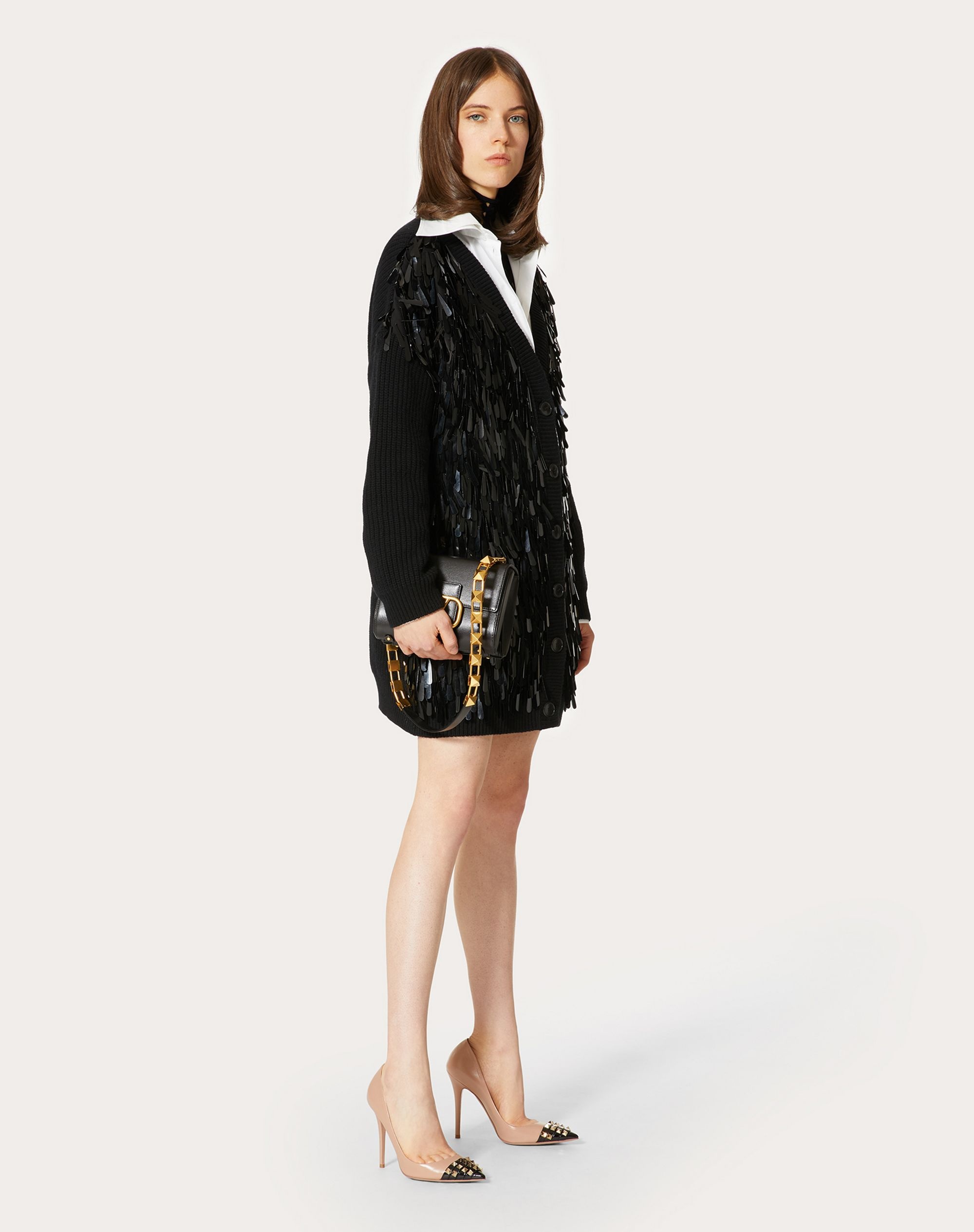 EMBROIDERED WOOL CARDIGAN - 2
