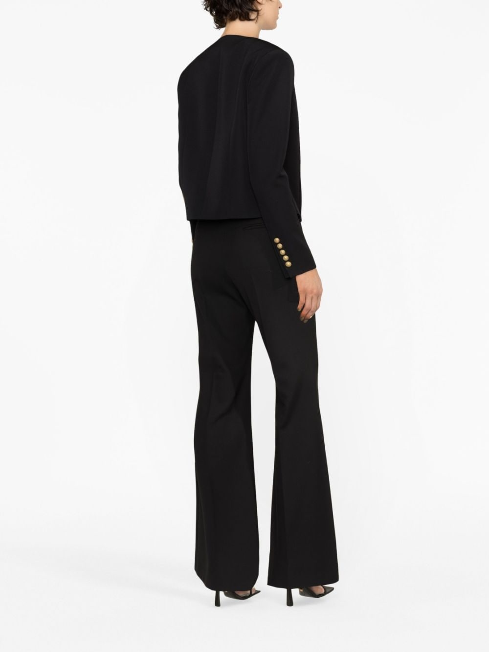 fitted wool jacket - 3