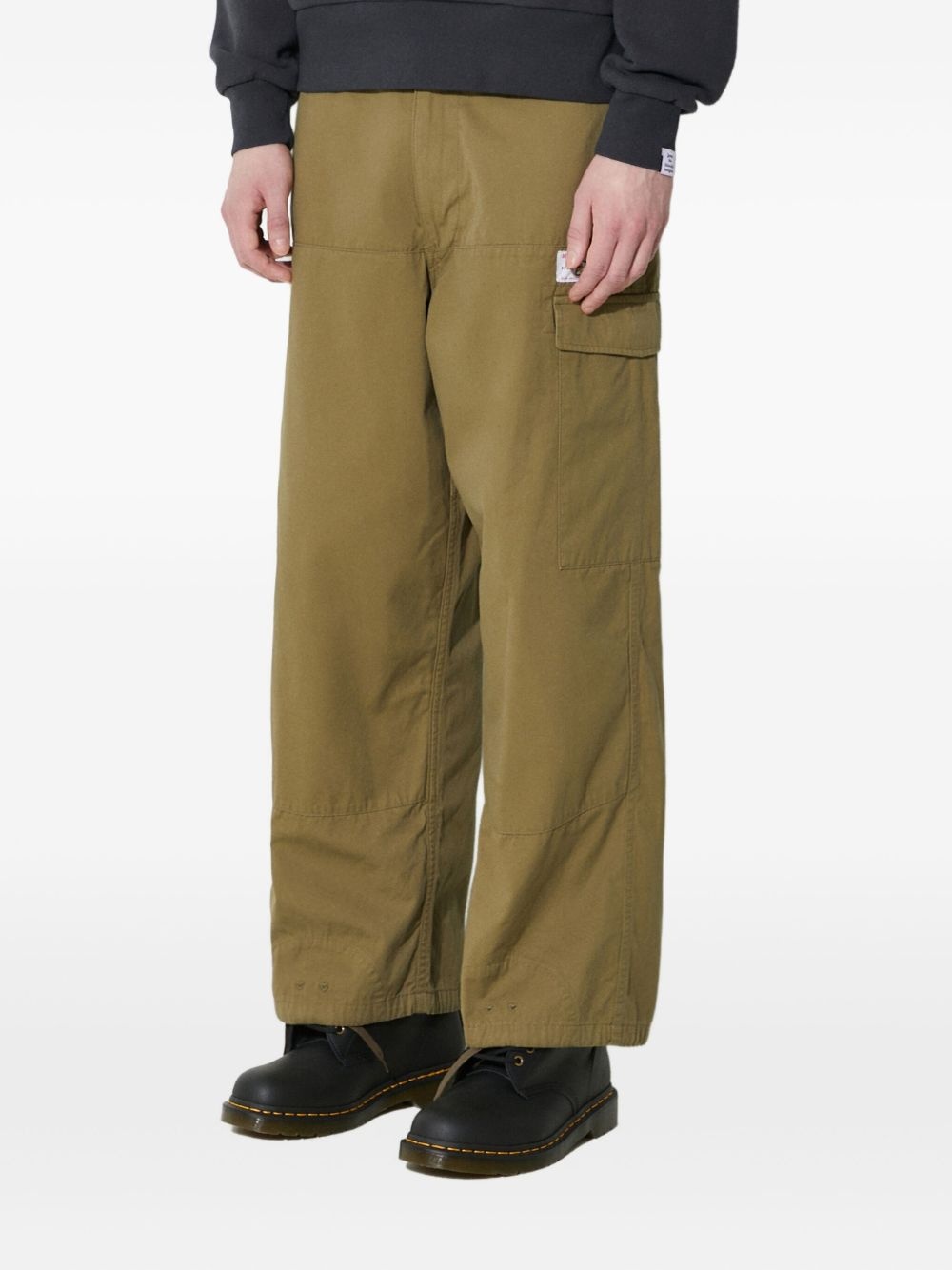 logo-patch trousers - 2