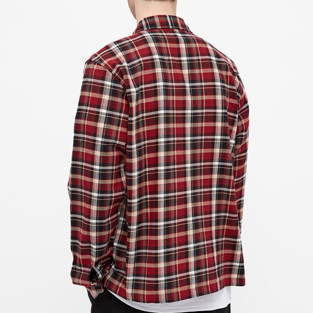 Stussy Classic Zip Up Plaid Shirt - 7