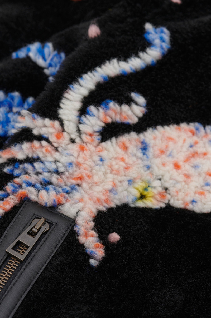 Hooded jacket in technical fleece 6