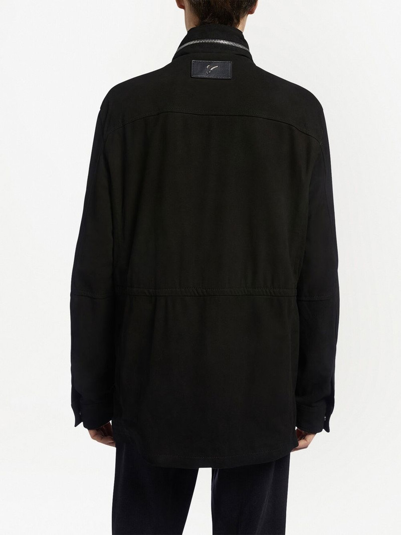 long sleeves high neck jacket 4