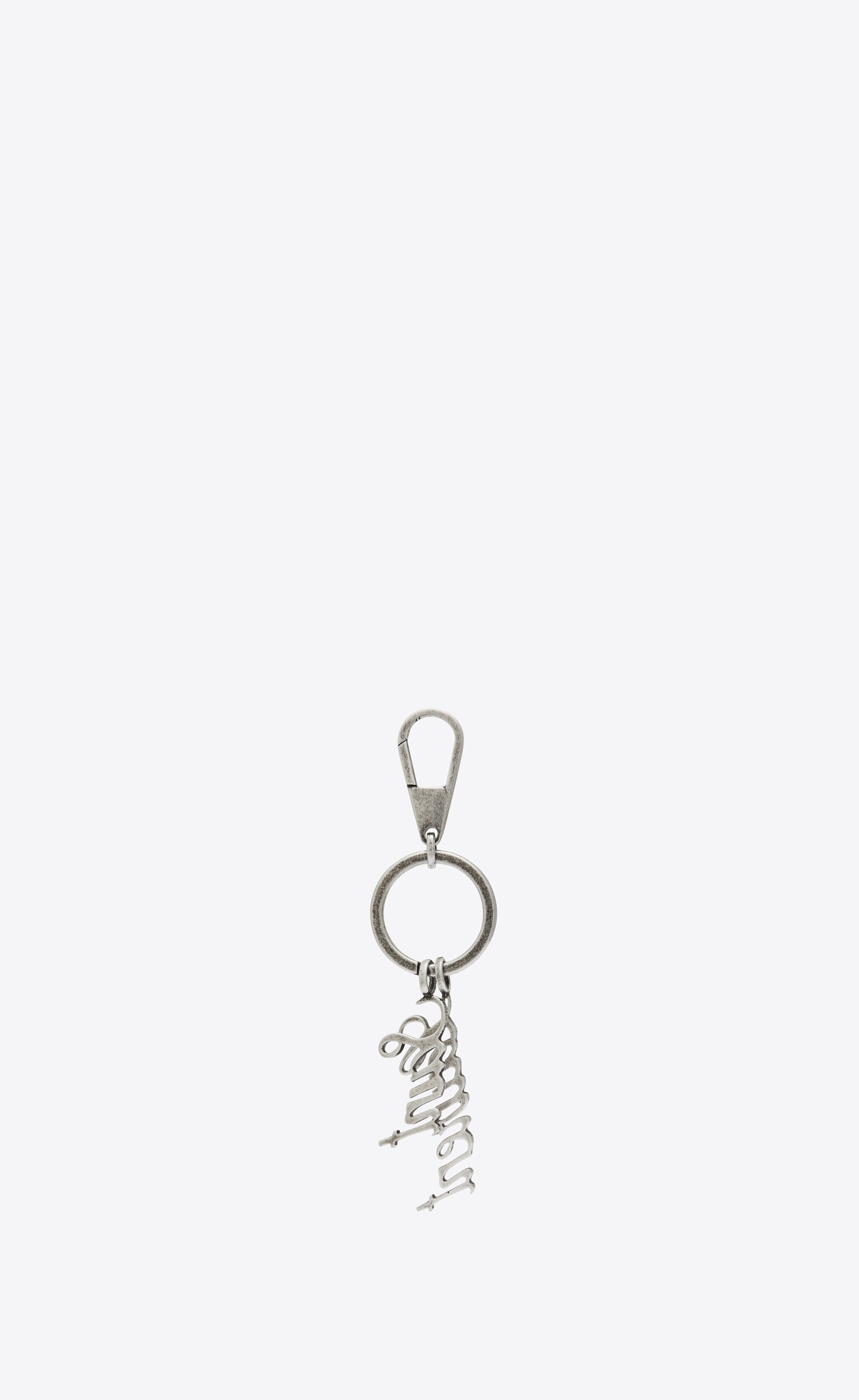 saint laurent keyring in metal - 3