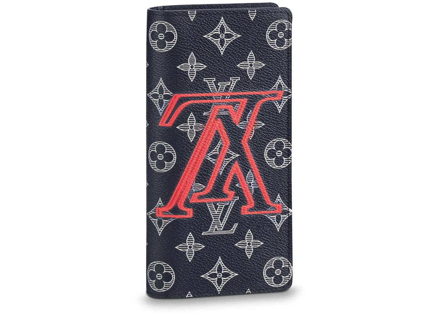 Louis Vuitton Brazza Wallet Monogram Upside Down Ink Navy - 1