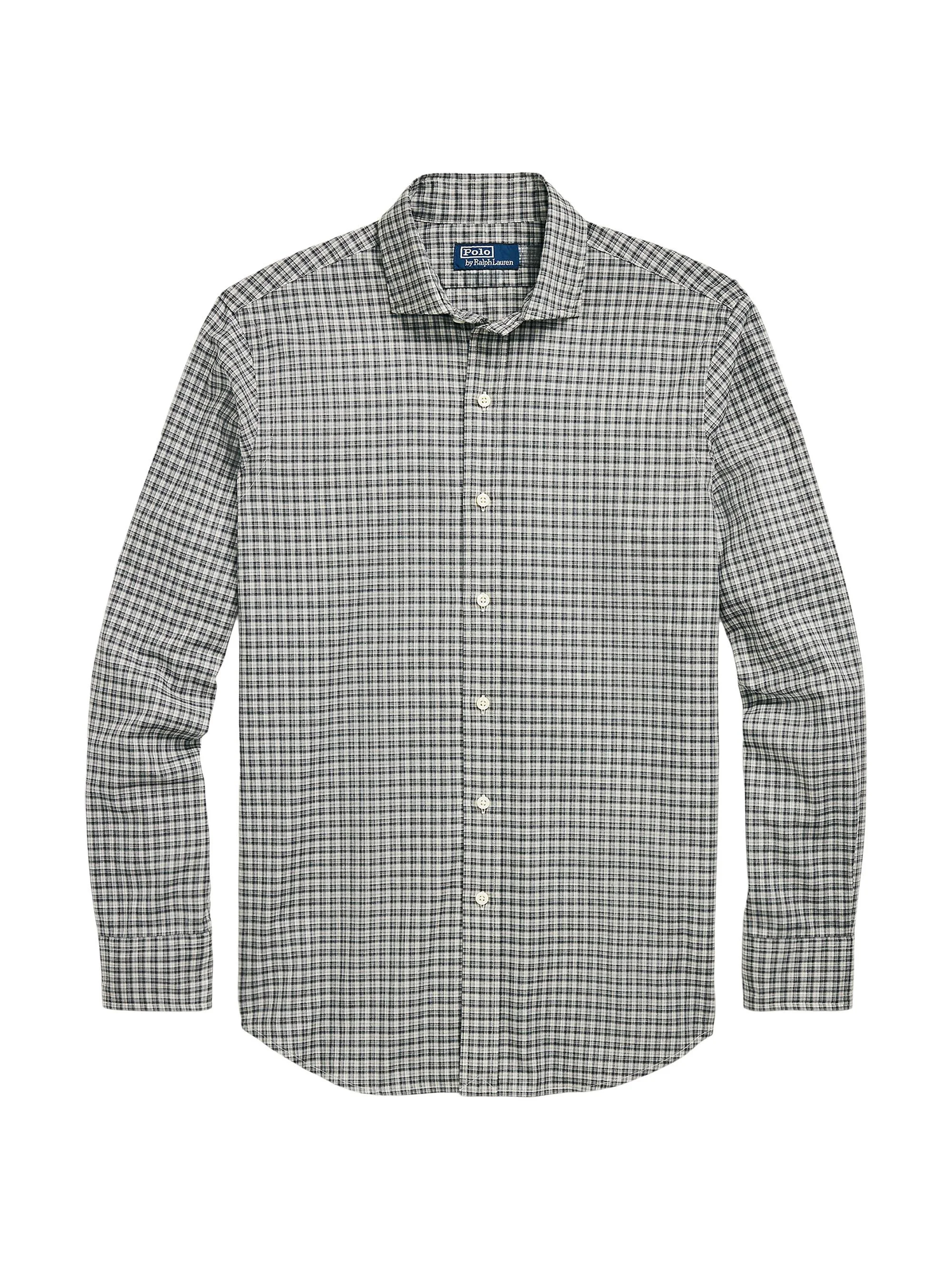 Men's Plaid Twill Shirt - Grey Heather Multi - 1