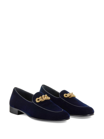 Giuseppe Zanotti Rudolph chain loafers outlook