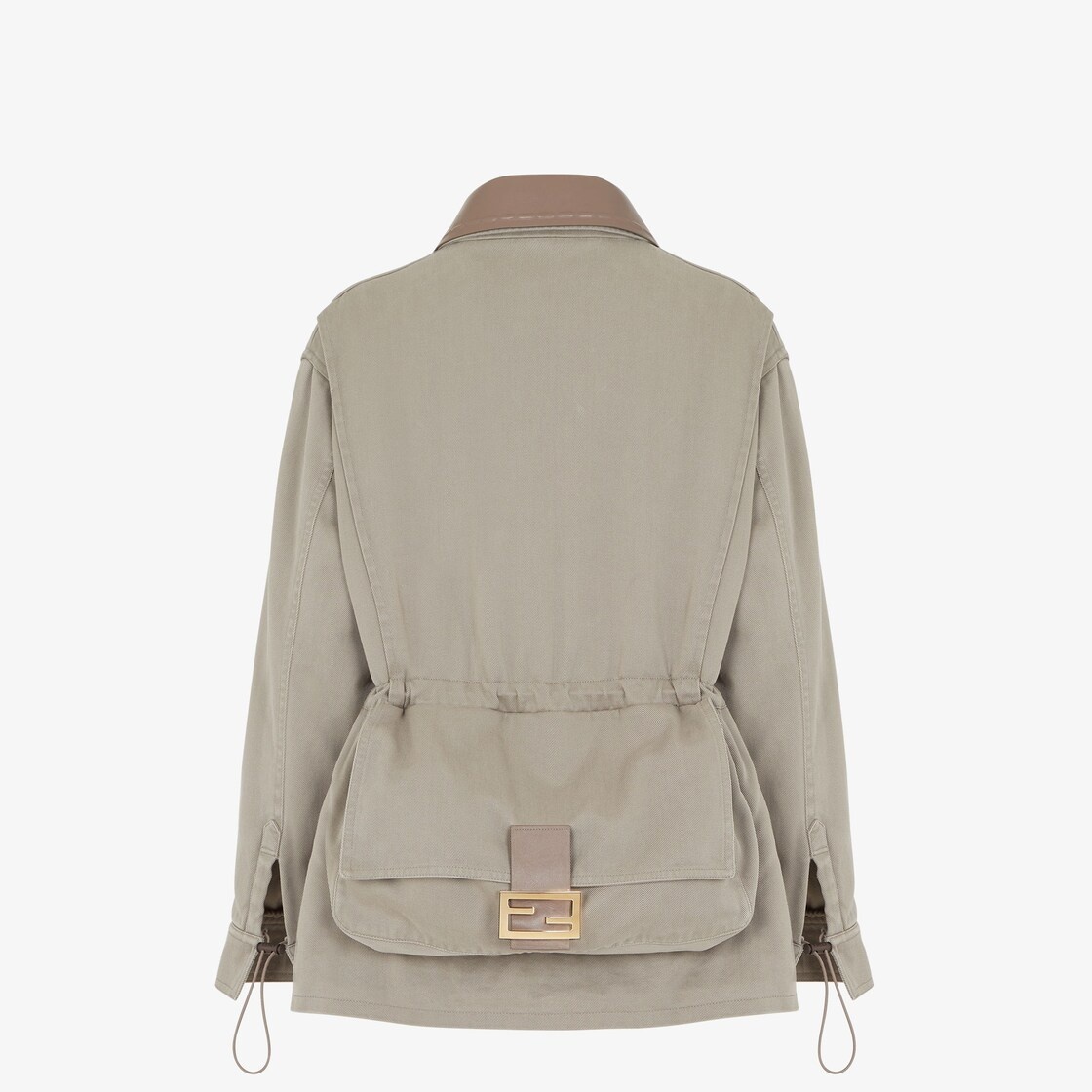 Dove gray drill jacket - 2