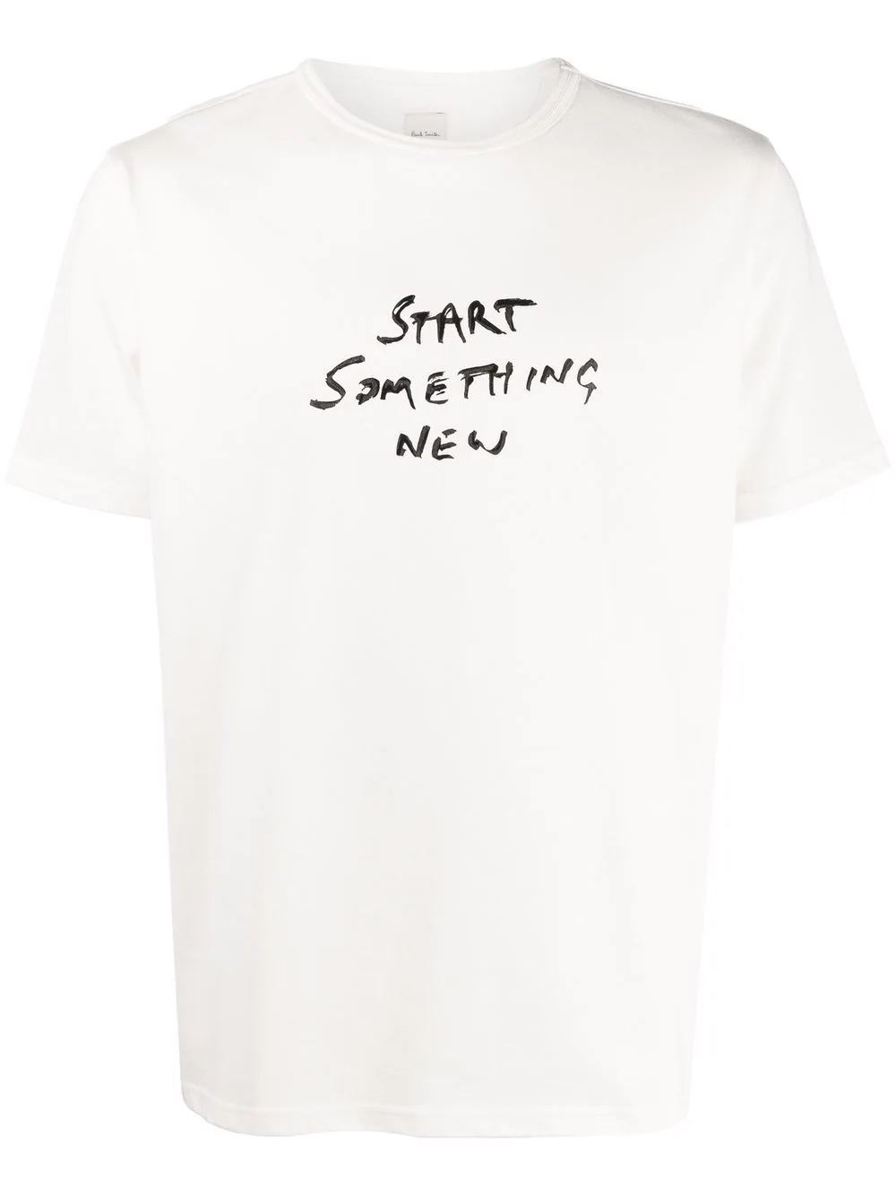 slogan-print short-sleeved T-shirt - 1