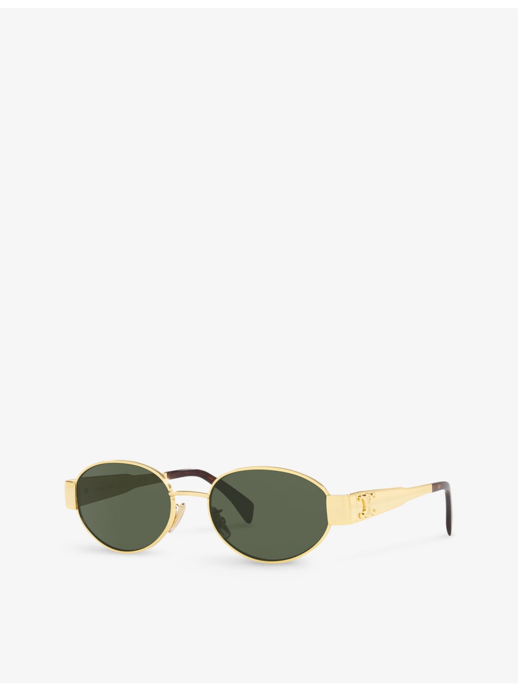 CL40235U oval-frame metal sunglasses - 2