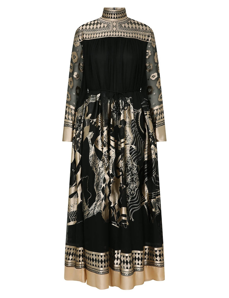 Zimmermann ILLUSTRATION OTTO GOWN - 1504DF241BLATEA | REVERSIBLE