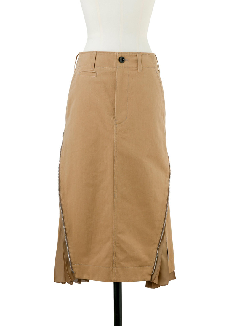 sacai Cotton Chino Skirt outlook