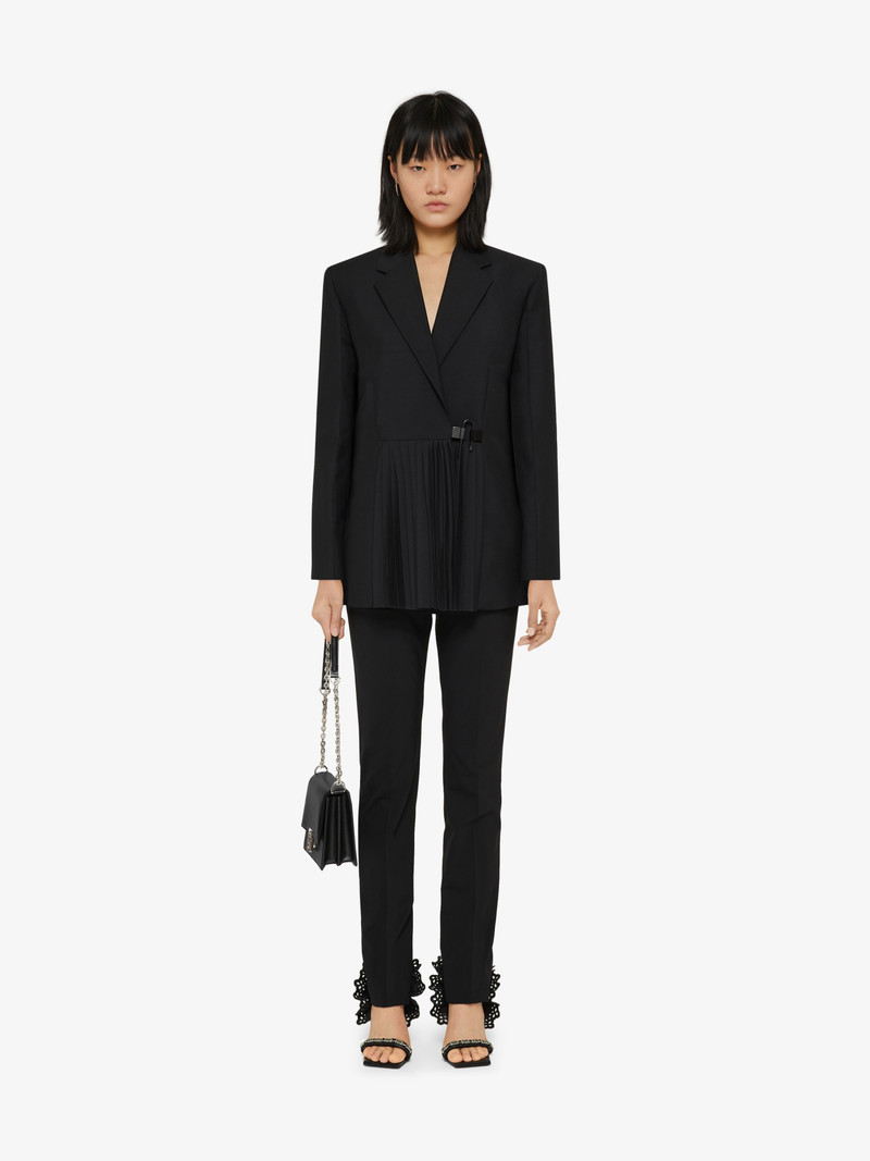 Givenchy JACKET IN WOOL WITH PLEATS DETAILS outlook