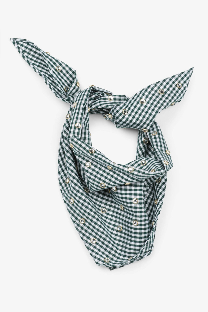 N°21 CRYSTAL-EMBELLISHED COTTON SCARF outlook