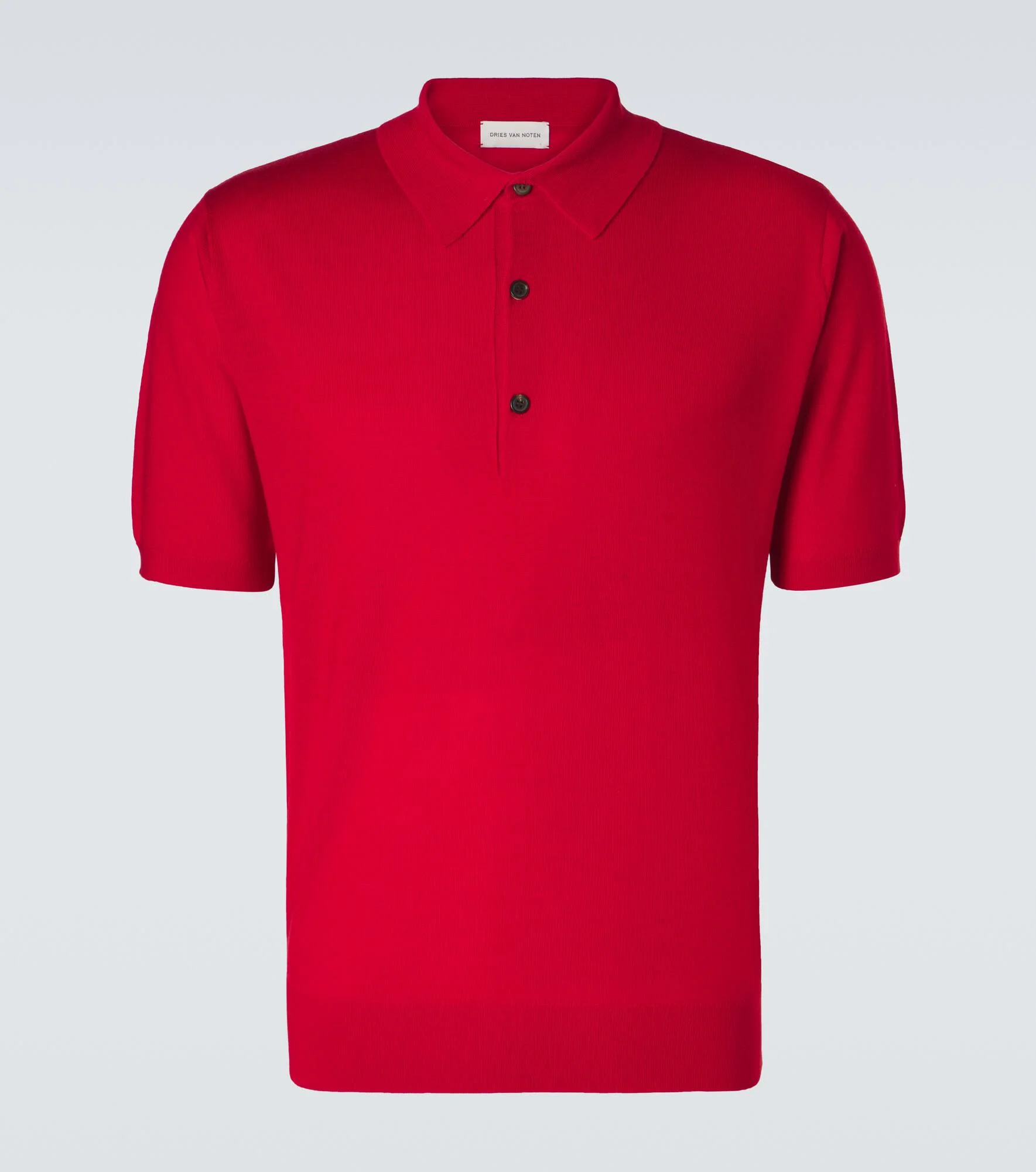 Wool polo shirt - 1