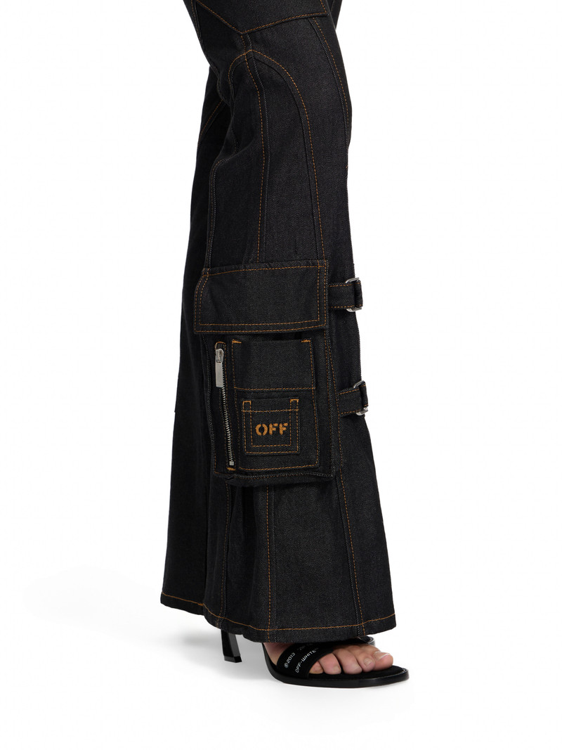 Den Pkt Belt Flare Pants 5