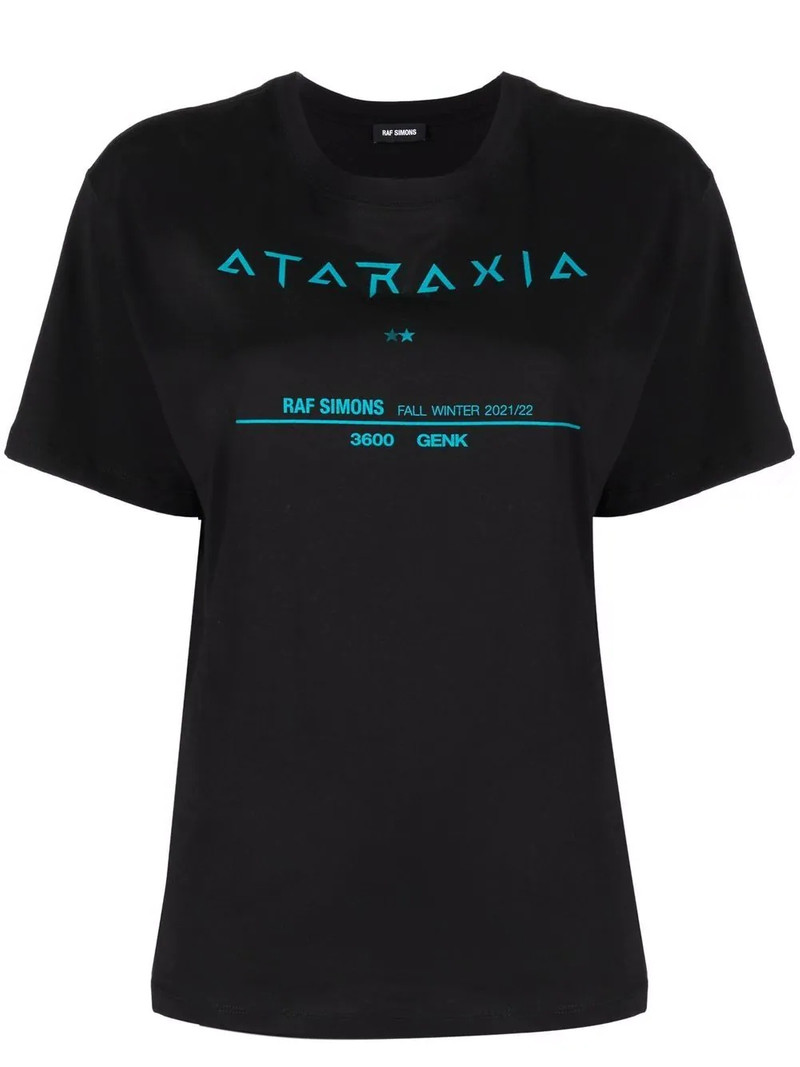 logo-print short-sleeved T-shirt 1