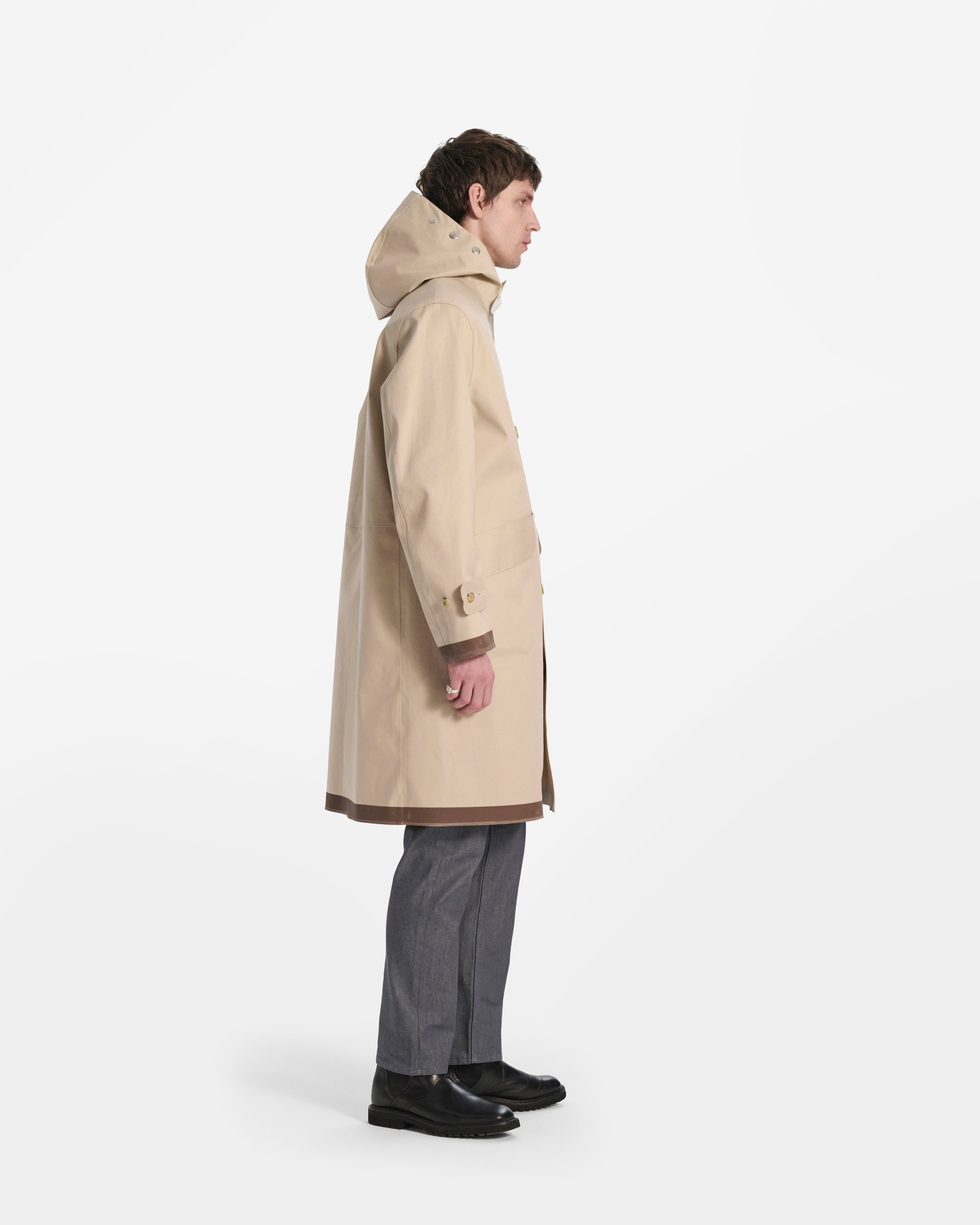 Kirkton Rubberised Hooded 3/4 Length Coat - 4