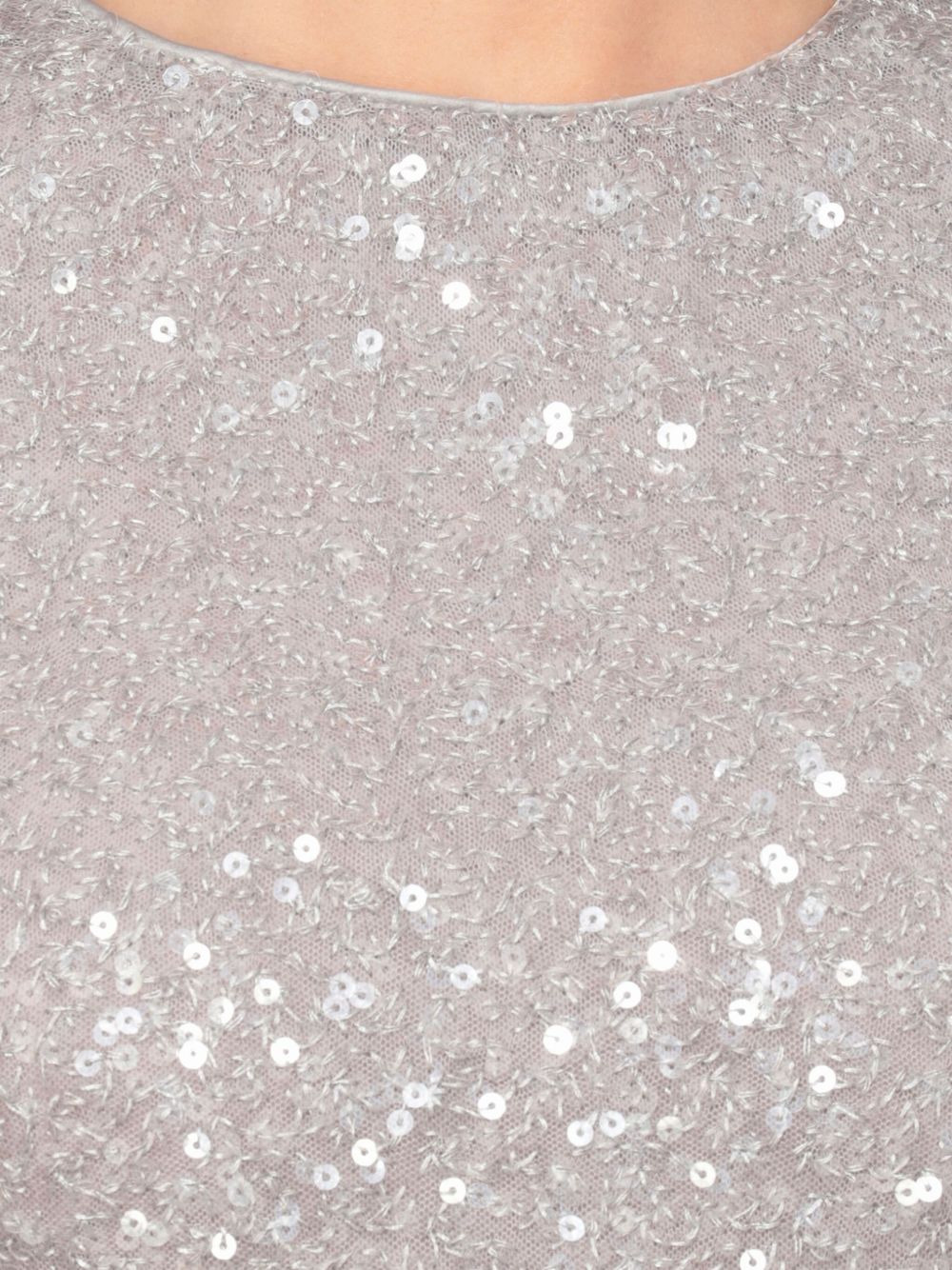 sequin-embellished mini dress - 4
