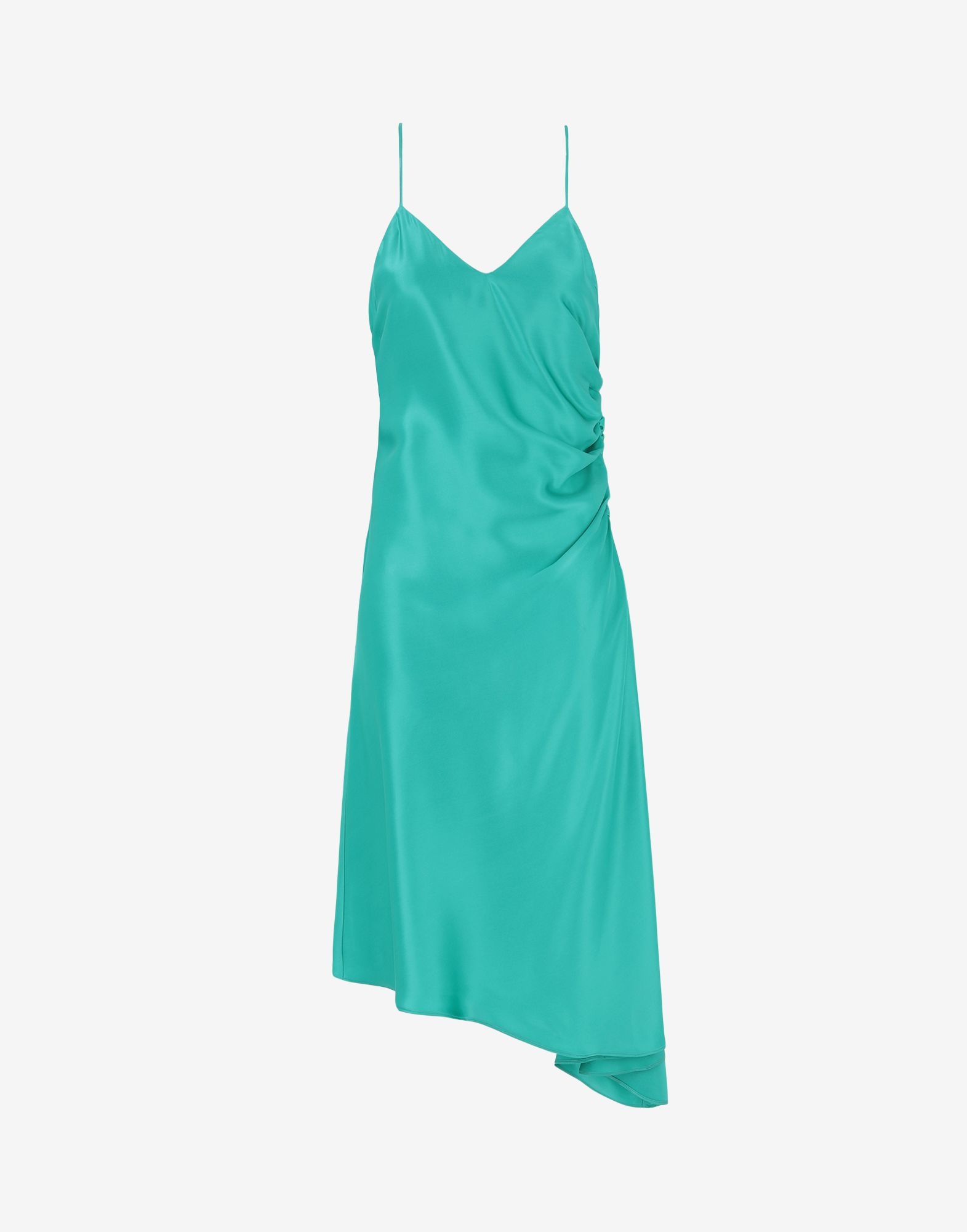 Satin slip-on dress - 1