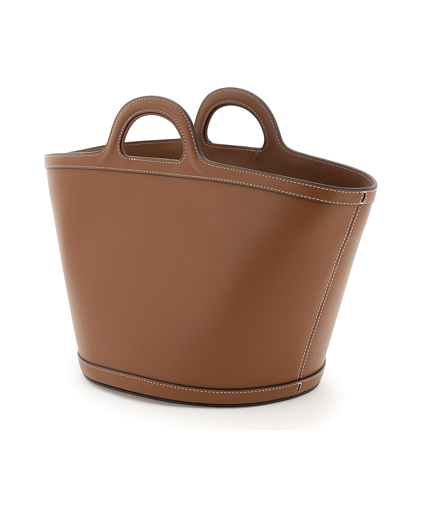 Tropicalia Small Bag In Brown Leather - 2