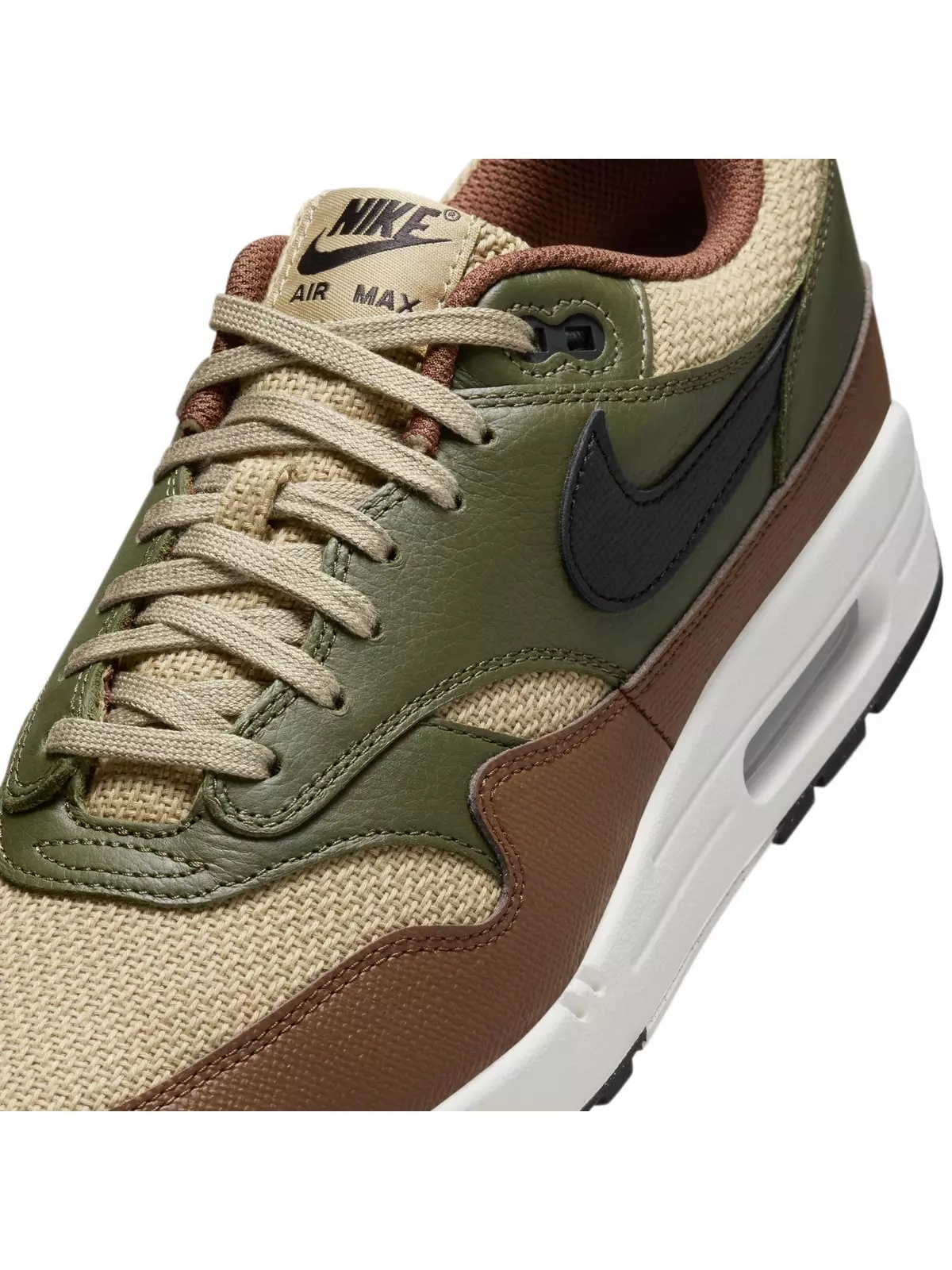 Air Max 1 Essential Premium "Neutral Olive/Black/Cargo Khaki" Men's Shoe - 9