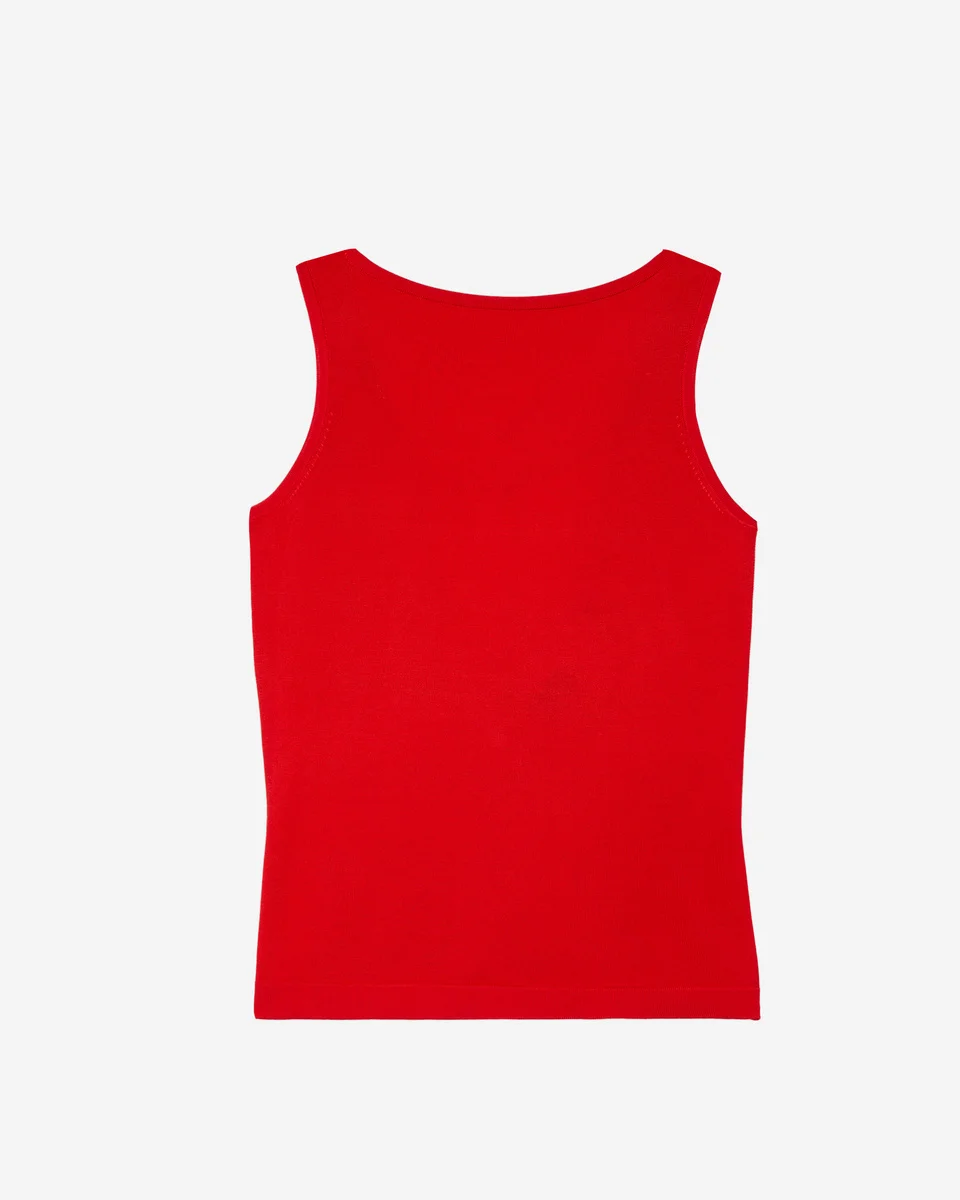 MESH TOP WITH RED CHAINS - 1