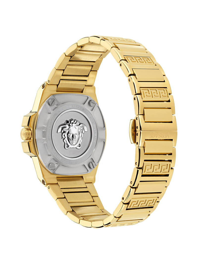 Women's Greca Reaction Stainless Steel Bracelet Watch/38MM - Yellow Gold 4