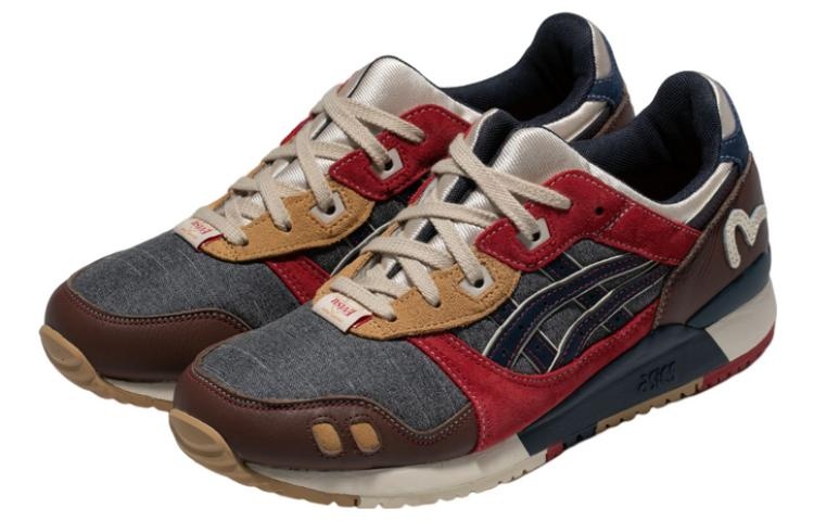 ASICS Gel-Lyte 3 x EVISU 'Red Gray Brown' 1203A301-501 - 3