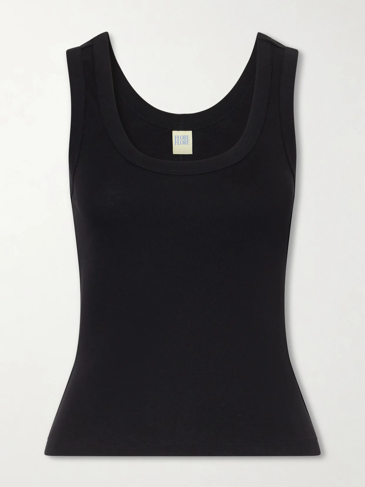 Hillie Organic Cotton-jersey Tank Top - 1