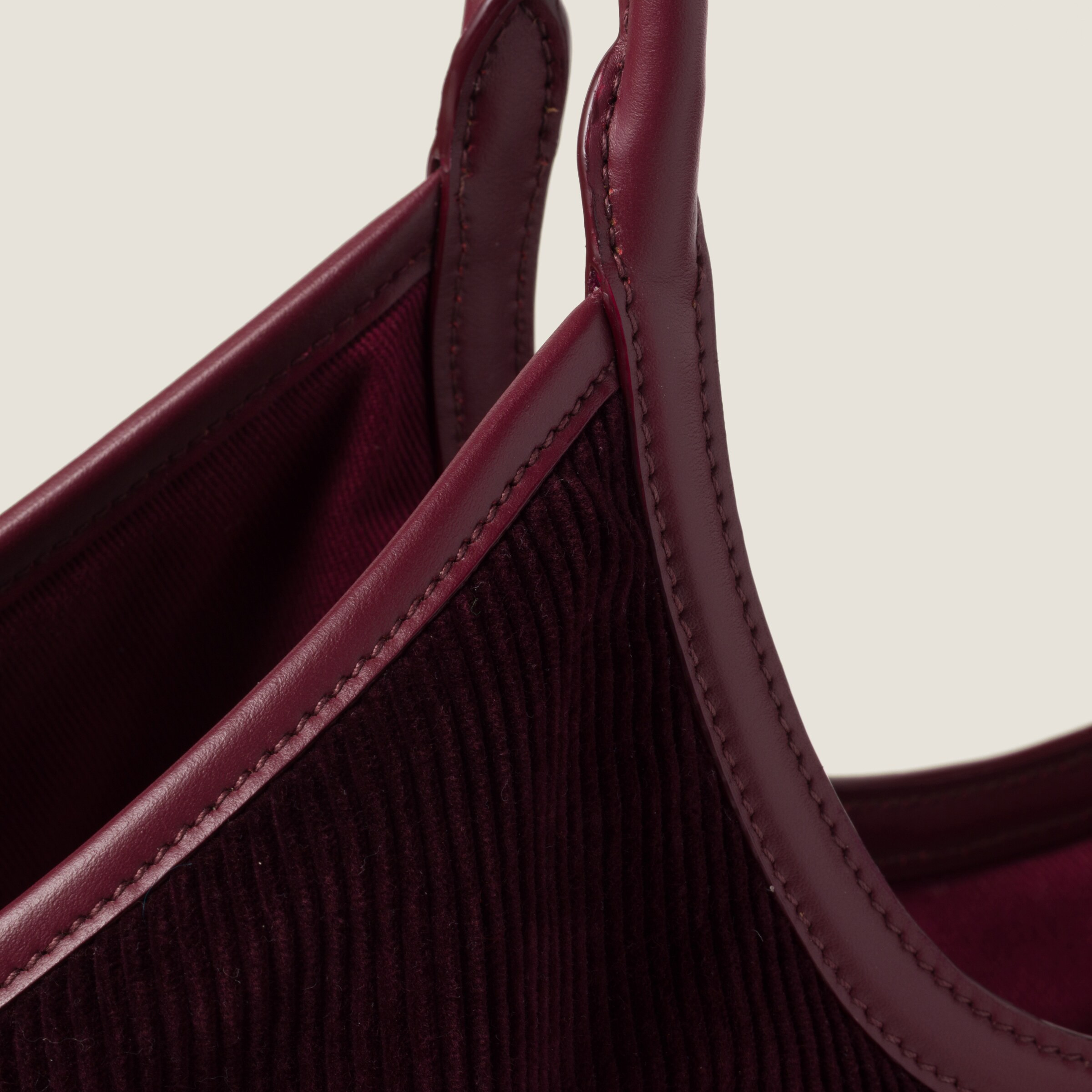 IVY corduroy shopping bag - 5