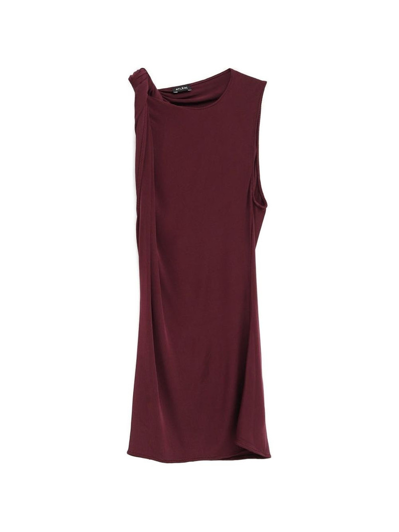 knotted draped top 1