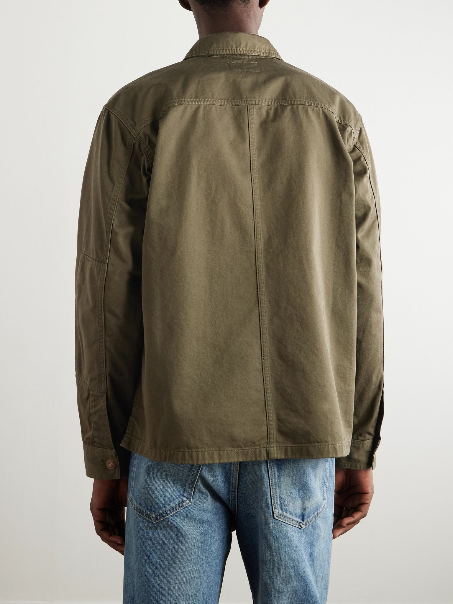 Denim Overshirt Green - 4