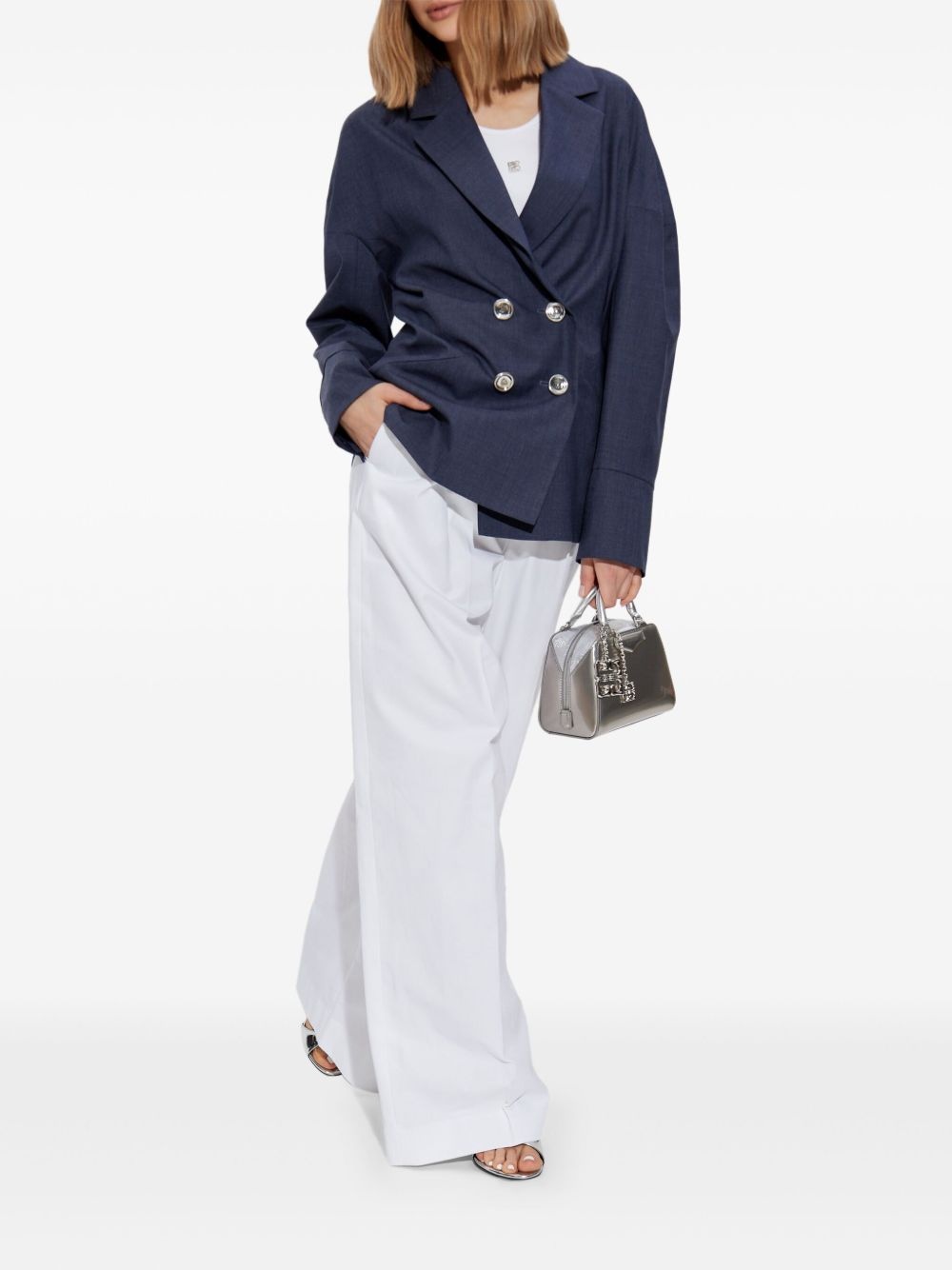 slim-cut blazer - 5