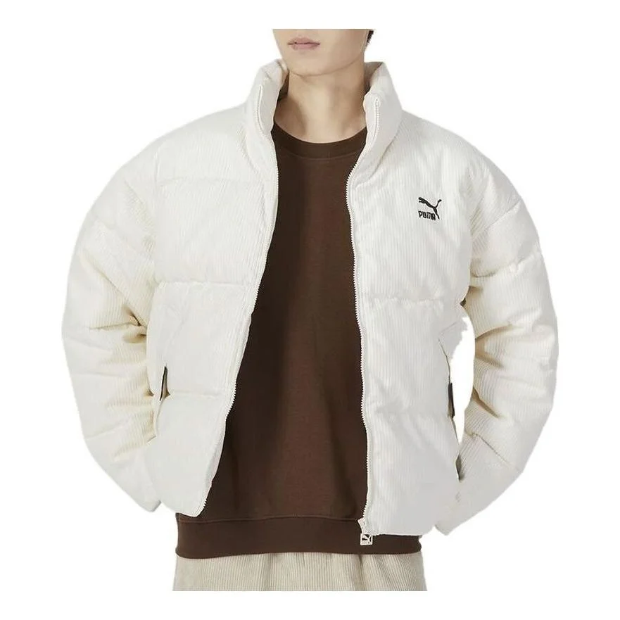 PUMA Logo Athletic Jacket 'White' 535581-65 - 1