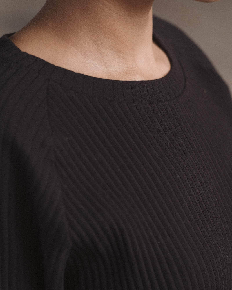 Basic Sweatshirt - Organic Cotton Rib Jersey 4