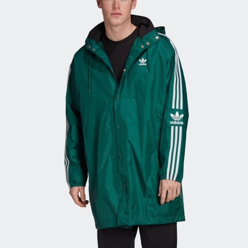 adidas originals Long WB Medium Style Wind Coat Male Green FL0012 - 3
