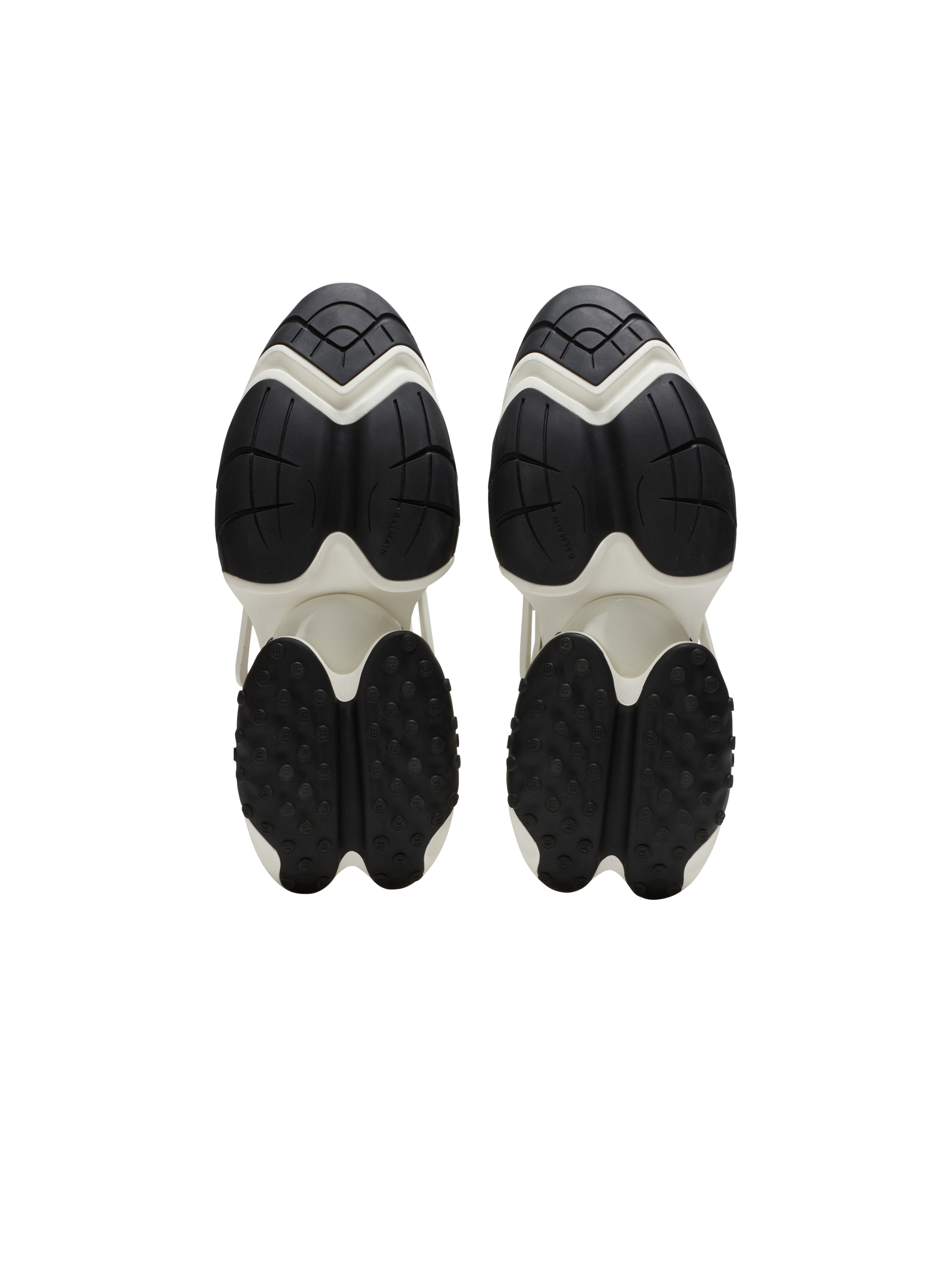 Unicorn high-top trainers in mesh and leather - 4