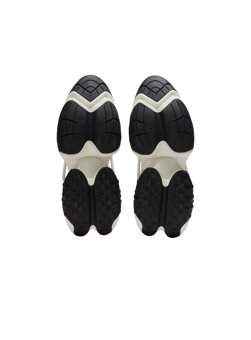 Unicorn high-top trainers in mesh and leather 4