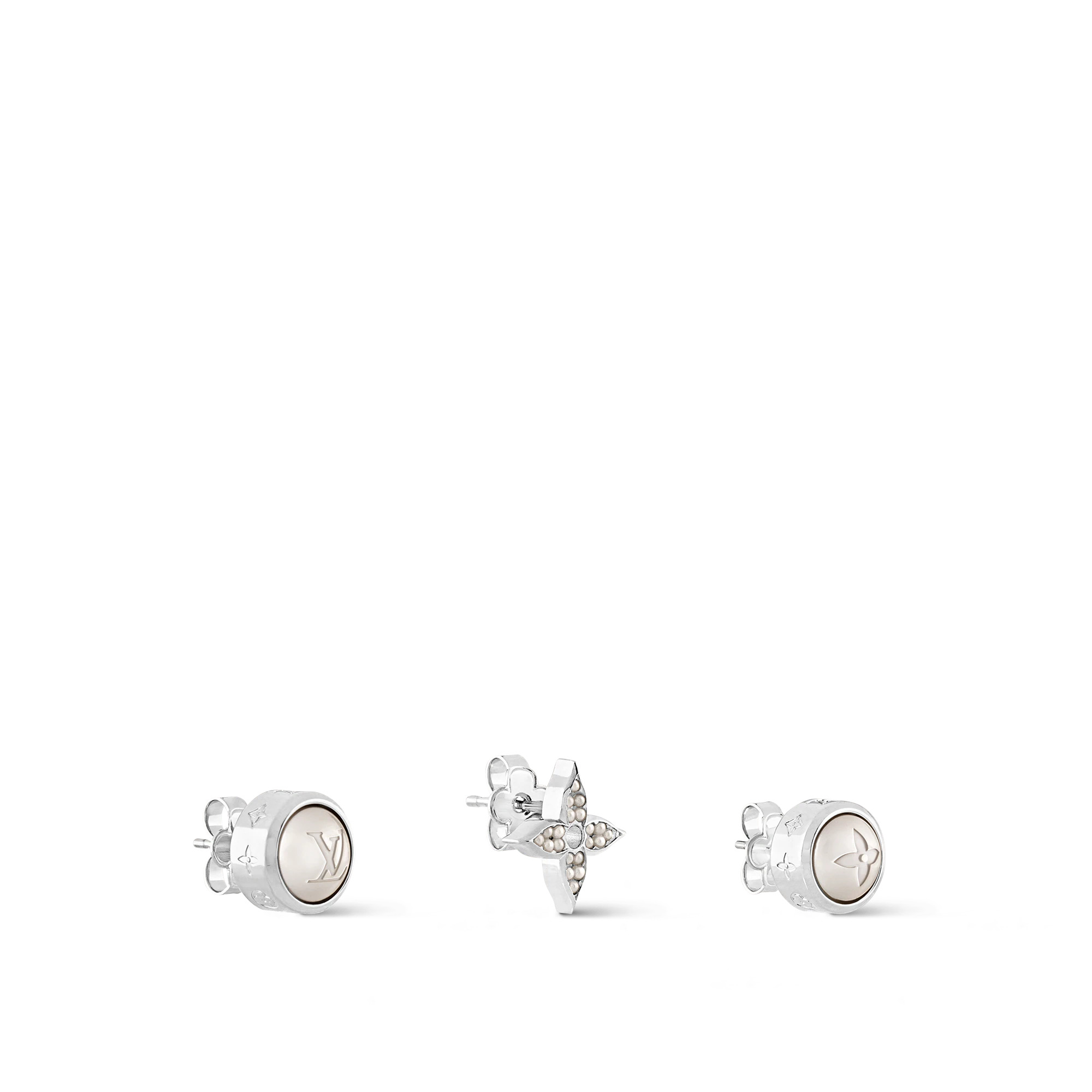 Pearls Fusion Set of 3 Earrings - 2