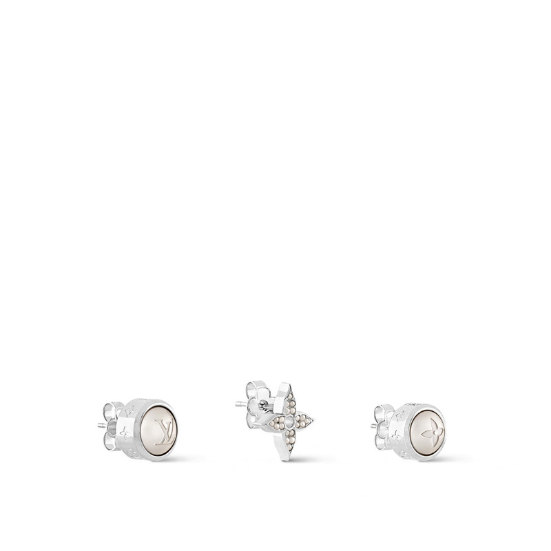 Louis Vuitton Pearls Fusion Set of 3 Earrings outlook