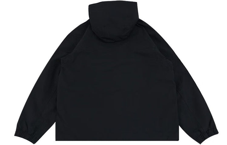 New Balance Logo Urban Remix Woven Jacket 'Black' AMJ33359-BK - 2