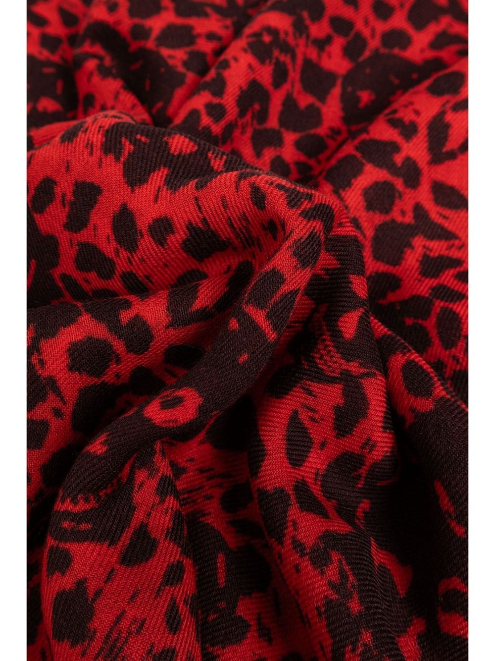 leopard skull-print scarf - 3