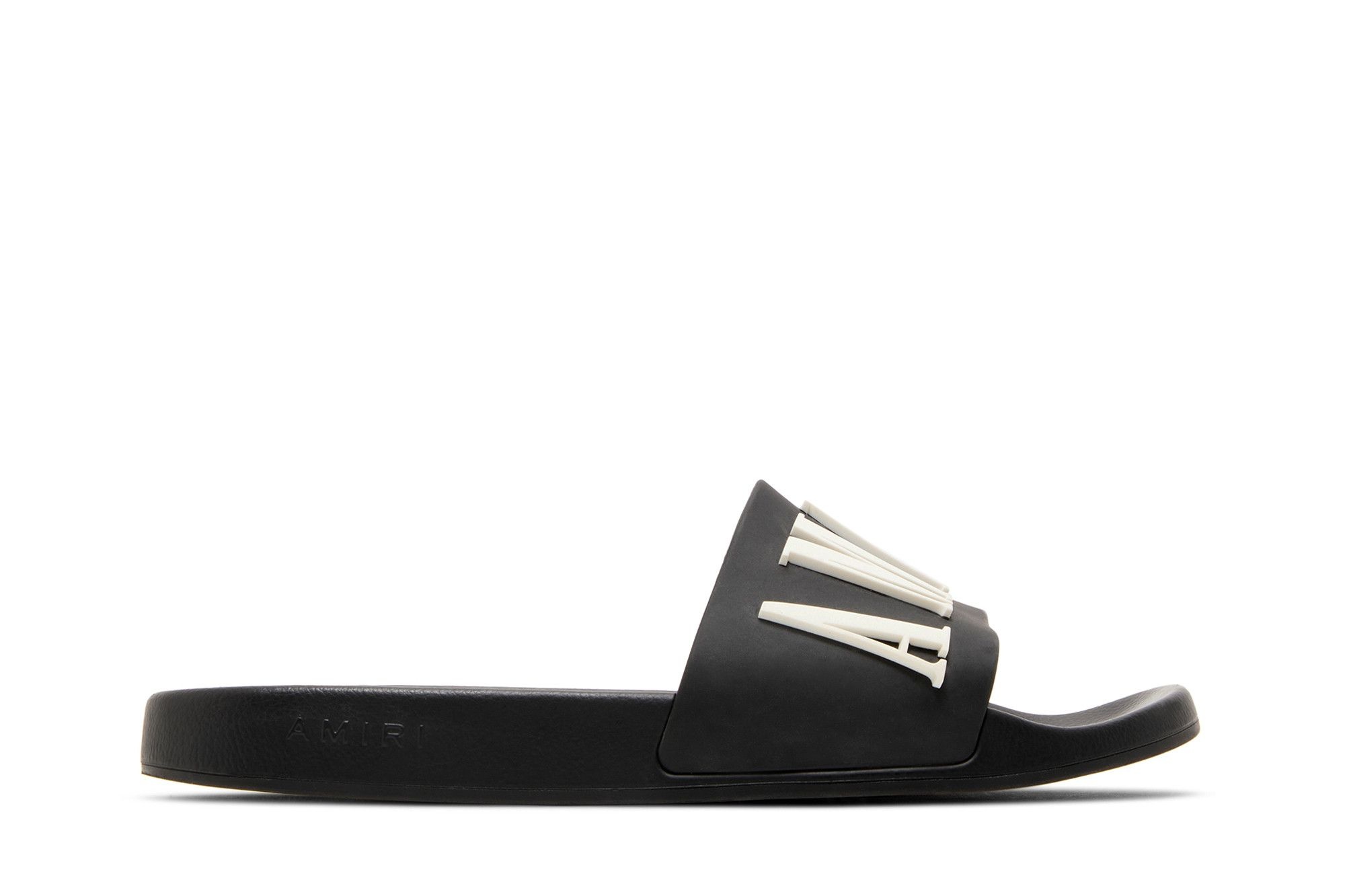 Amiri Logo Pool Slide 'Black' - 1